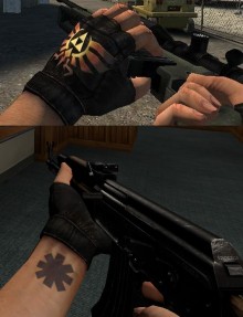 Скачать Руки и Перчатки для CS:Source HaySues's Custom Sleeve Руки и Перчатки для Counter Strike Source   