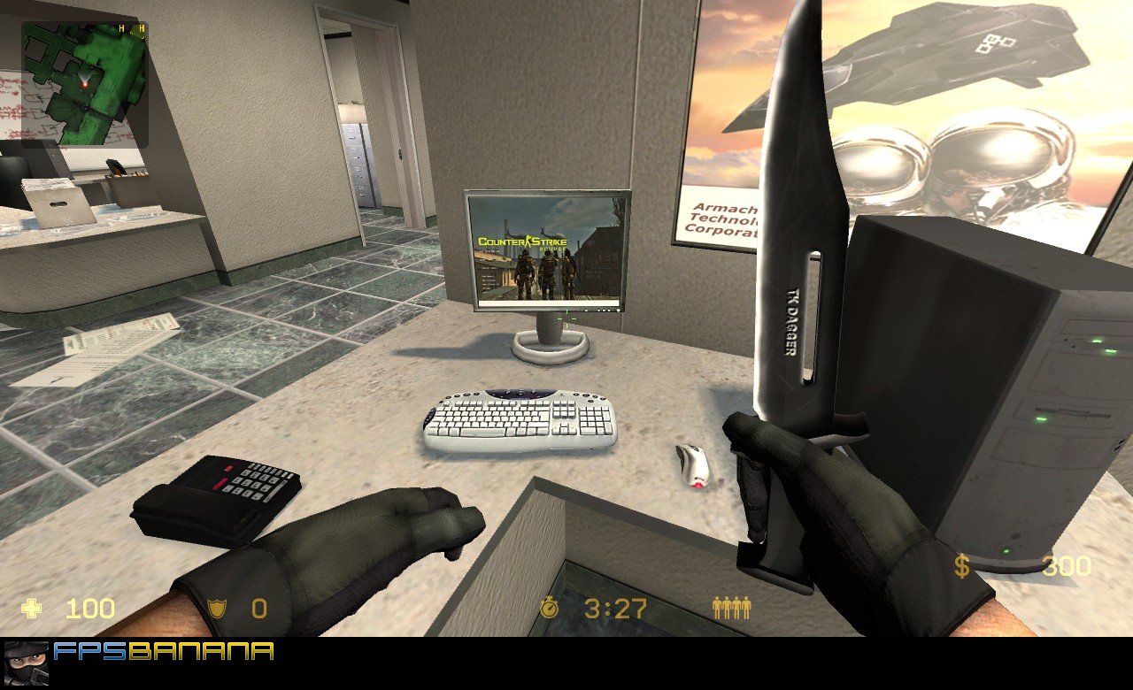 Скачать CS:S Screen for Office-PC's Модели Окружения для Counter Strike Source   