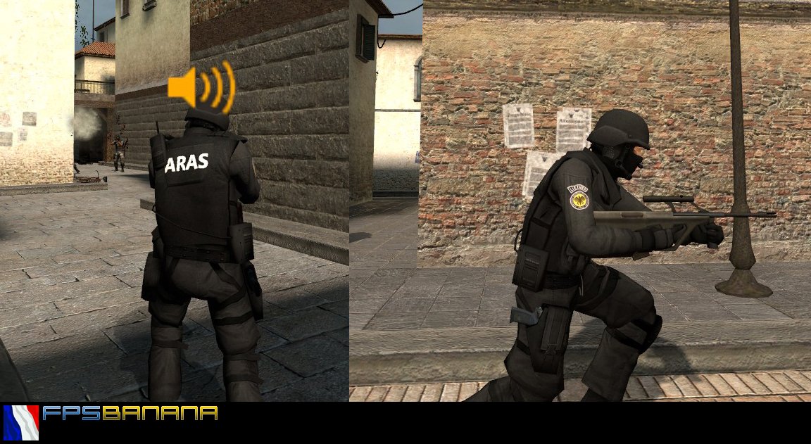 Скачать Aras Lithuanian force CT для Counter Strike Source   Модели Игроков 