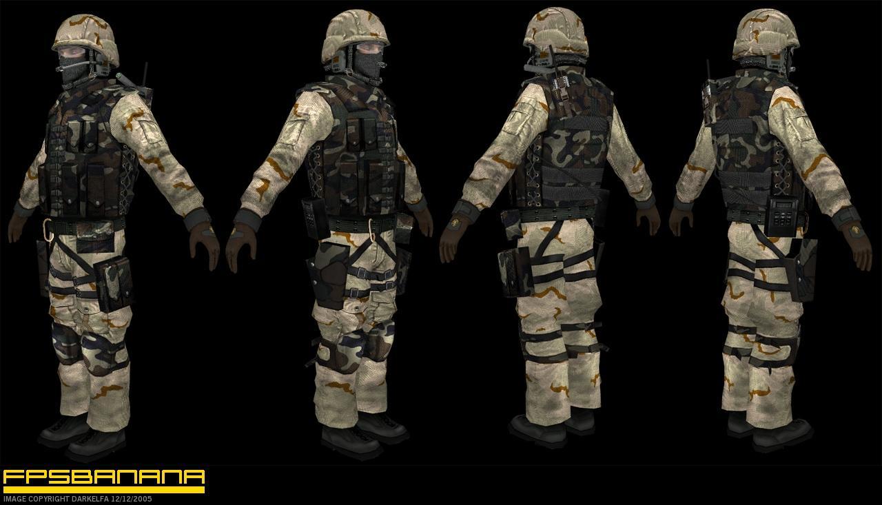 Скачать US Soldier 2.0 CT для Counter Strike Source   Модели Игроков 
